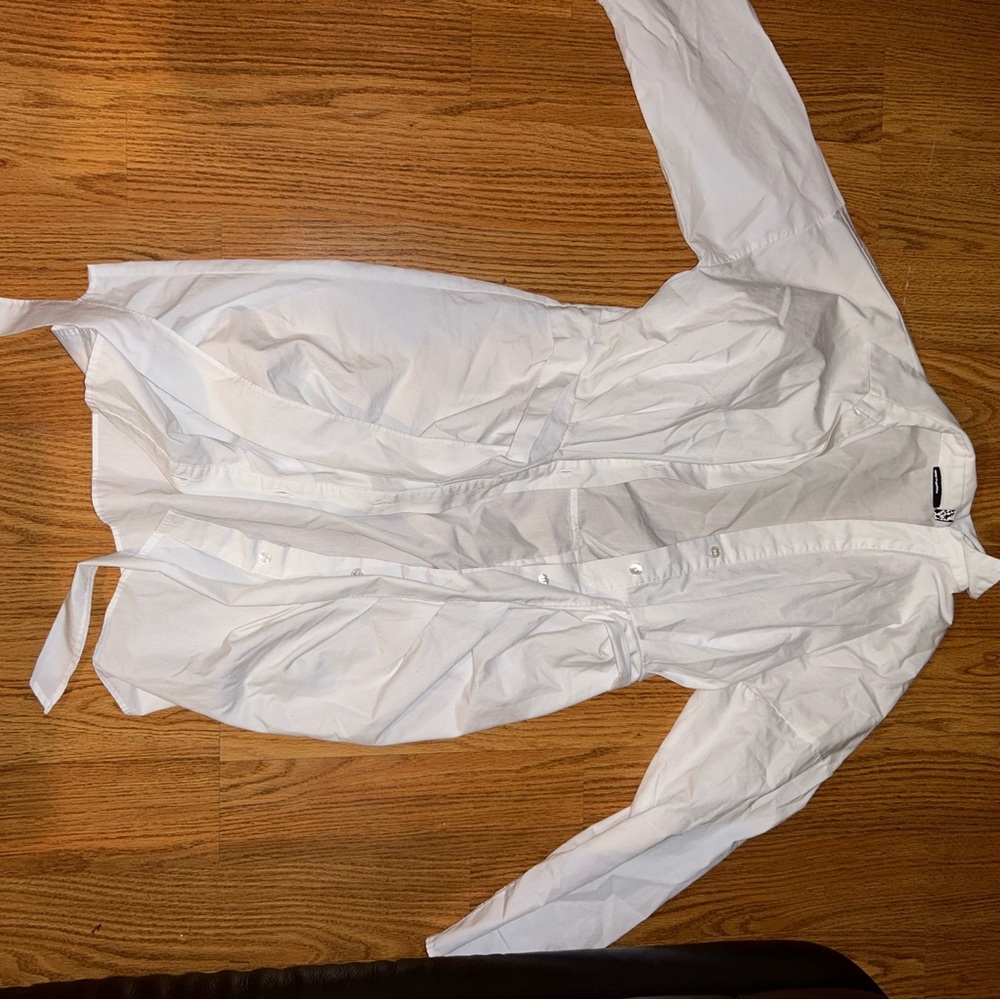 White Button-Up dress